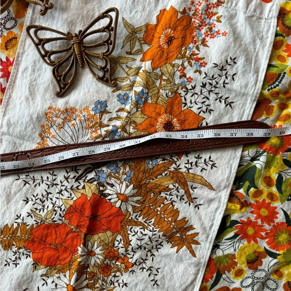 Vintage floral embossed